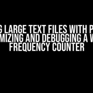 Handling Large Text Files with Pipes in C: Minimizing and Debugging a Word Frequency Counter