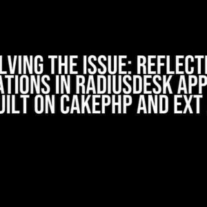 Solving the Issue: Reflecting Modifications in RadiusDesk Application Built on CakePHP and Ext JS