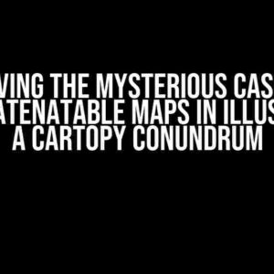 Solving the Mysterious Case of Unconcatenatable Maps in Illustrator: A Cartopy Conundrum